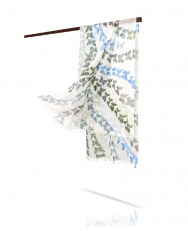 Палантин Унисекс HAND.W40-PAPILLON/BLANCHE